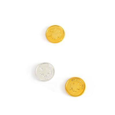 China Custom Printing Plastic Plastic Token Coin Colored Cheap High Quality Plastic 3d Gold / Silver Coin for sale