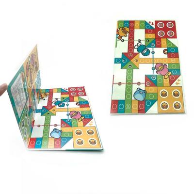 China Safe and Non-Toxic Foldable Paper Board Game for Kids, Toy Puzzle Activity Board Game for Kid for sale