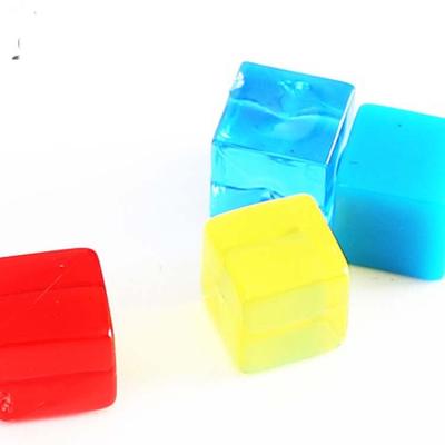 China 10 Mm Transparent Cubes In Small Acrylic Plastic Plastic Cube Board Game For Game for sale