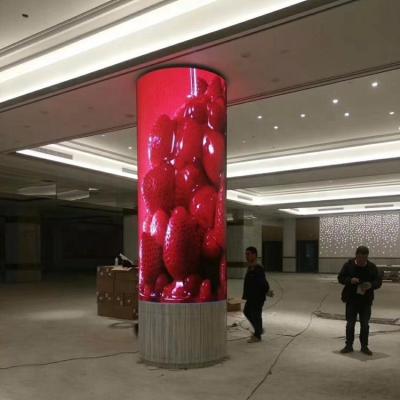 China Video Display Outdoor Function Curved Indoor Kinglight Flexible LED Advertising Screen for sale