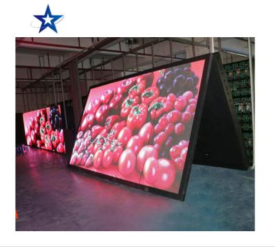 China Outdoor Video Display Function P6 P8 P10 Double Sided Scrolling LED Sign TV Panel for sale