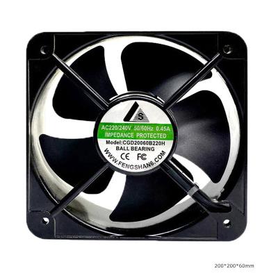 China Factory 110v 220v 20060 Axial Pipe Cylinder Fan 20cm Fan AC Explosion Proof Fan for sale