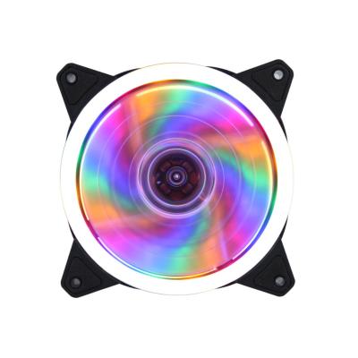 China Computer Case 12cm RGB FAN 120mm PC Computer Fan RGB With RF Remote Control Gear Led Case Fan 12025 for sale