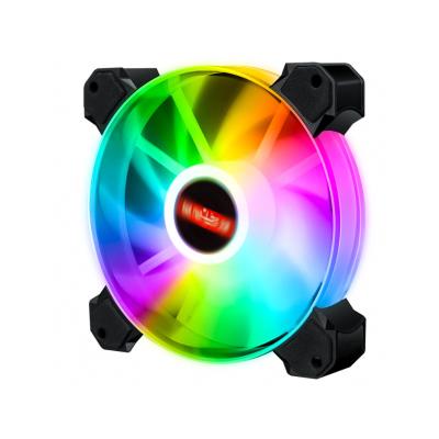 China Computer Cooling Fan PWM 4 PIN Silent 4 PIN For Computer Case RGB 120mm CPU Cooler Ventilador 12V DC Adjust Fan Speed for sale