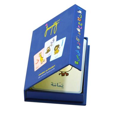 China paper & Custom High Quality Packaging Cardboard Playing Kids Card Kids Playing Cards Flash Paper Card for sale