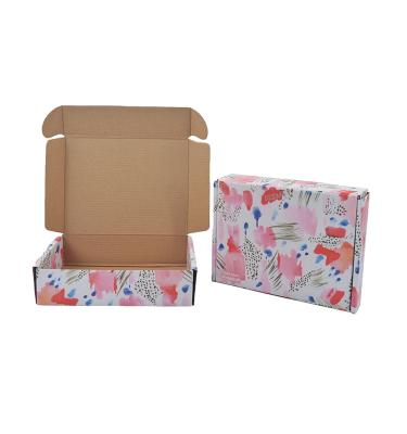 China High Quality Retail Customized Recyclable Logo E Flute Corrugated Paper MDF Natural Toy Box for sale