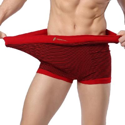 China Antibacterial OEM Bars Super Stretchy Bamboo Fabric Customized Logo Private Label Custom Boxer Men's Sexy Underwear for sale