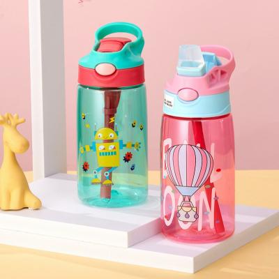 China Leakproof Water Bottles Kids Cups Viable Kids Water Sippy Cup Cartoon Creative Baby Feeding Cups With Straws for sale