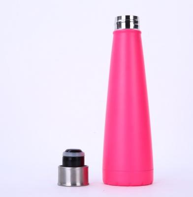 China New Design 450ml Cola Bottle Stainless Steel Car Sports Viable Water Bottles Insulated Thermoses Vacuum Flask for sale