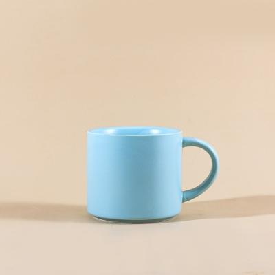 China High Quality Viable Gift Advertising Custom Logo Printing Straight Plate Ceramic Blank Sublimation Ceramic Mug for sale