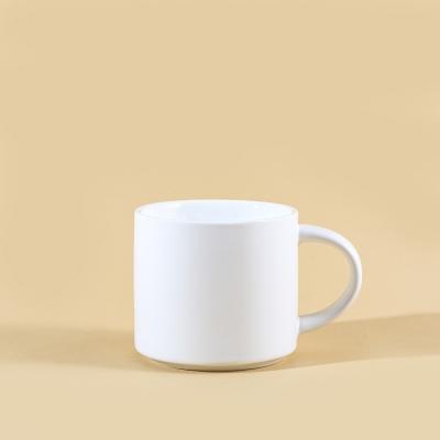 China Solid Color Viable Durable Ceramic Souvenir Printing Sublimation Logo Mug Ceramic Blank Mug For Gift for sale