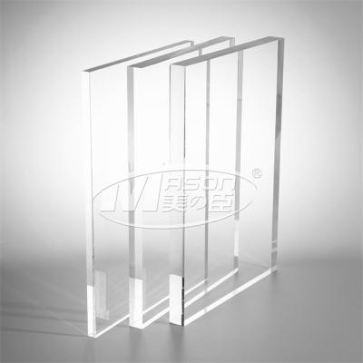 Chine panneau en plastique acrylique de plexiglass clair résistant de perspex d'éraflure de 6mm pour la porte à vendre