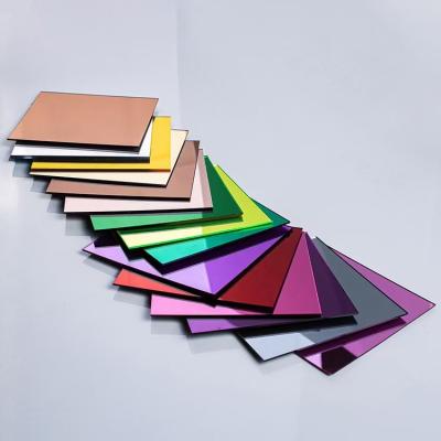 China Perspex Adhesive Acrylic Mirror Sheets Flexible Plastic Mirror Sheet Cut To Size for sale