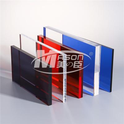 China Klarer Plexiglas-Blatt-Hochglanz der Farbe-3mm Acryl-Pmma-Blatt zu verkaufen