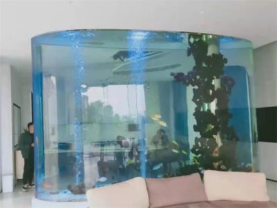 China 50mm Dikke Duidelijke Plastic Comités Bladen 12700x2450mm van het Aquariumplexiglas Te koop