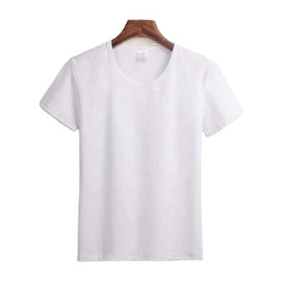 China Anti-wrinkle Cheap Price Custom LOGO Printing Plain White T Shirts For Men/Wemen for sale