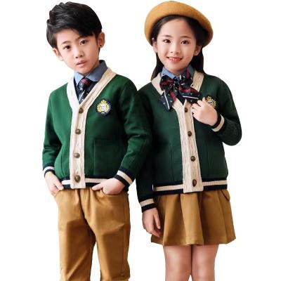 China Factory Supply Custom Made Children Anti-wrinkle Children High School Kindergarten Primary School Uniform for sale