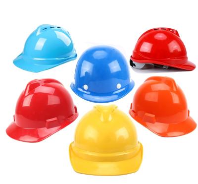 China Yeloow good quality cheap price custom construction worker hard hat for outdoor and office work for sale