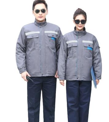 China Outdoor and office work work clothes for people on the production workwear construction warm winter work clothes for sale