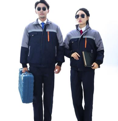 China Winter Uniform Coat Jacket Pants Safety Insulated Cold-Protective Reflective Stripes Workwear Men's Workwear Outdoor & Office for sale