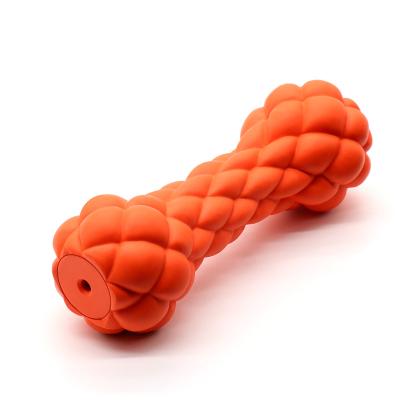 China Grinding Dog Toy Dumbbell Pet Dog Chew Rubber Toy Squeaky Bone Of Dogs Factory Direct Supply Goods for sale