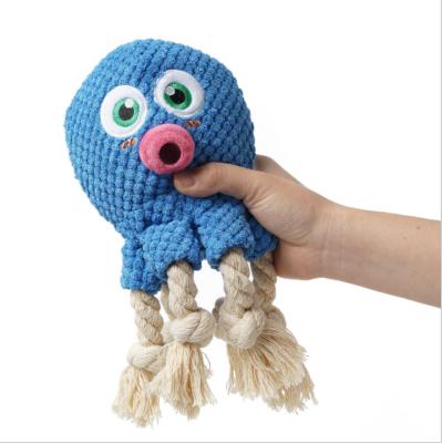 China 2021 New Dogs Stuffed Animal Toy Stuffing Pet Toy Octopus Christmas Plush Toy for sale