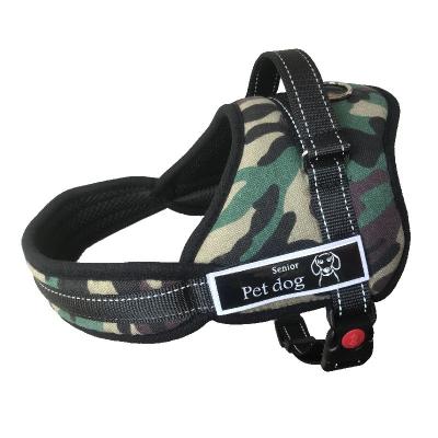 China Personalized Simple Comfortable Camouflage Dog Harness Custom Dog Harness Pet for sale