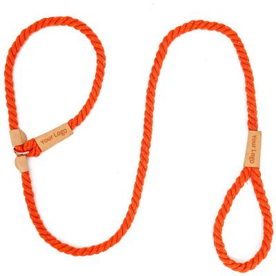 China Personalized Soft Pet Lead Gliding Leash Cotton Dog Dog Rope Custom Training Lead for sale