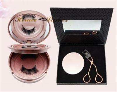 China Natural Soft Custom Box False Magnetic Eyelashes Set Magnetic Lashes 8pcs Book for sale