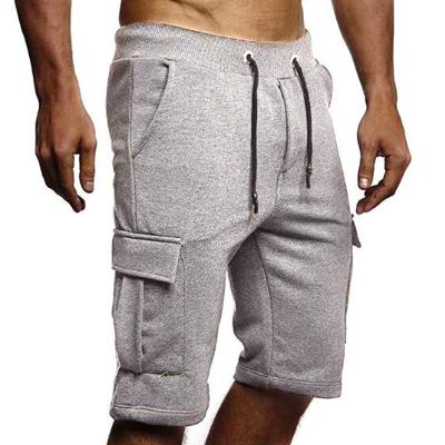 China New Fashion Mens Pants Classic Solid Color Pocket Breathable Men Pants Drawstring Mid Waist Sports Jogging Casual Shorts Mens Shorts for sale