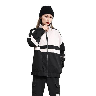 China 2021 Fashion Women Jacket Zipper Breathable Cardigan Turn Down Patchwork Streetwear Plus Size Women's Jackets Wear Women Outerwear for sale