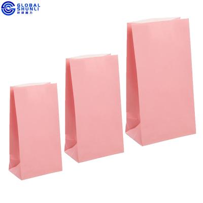 China Handmade Global Paper Bags Custom Pink Cookies Shunli Paper Bag for sale