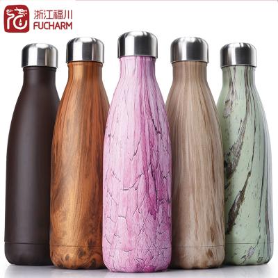 China Sustainable Stainless Steel Vacuum Cola Bottle With Different Patterns for sale