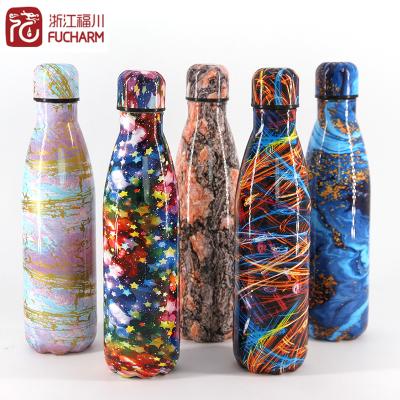 China Viable Cola Bottle Custom Color 500ml 304 Stainless Steel Brand Vacuum Flask for sale