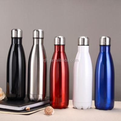 China Sustainable Most Demanding Products Stainless Steel Vacuum Insulated Thermos 500ml Water Bottle With Cola Shape for sale