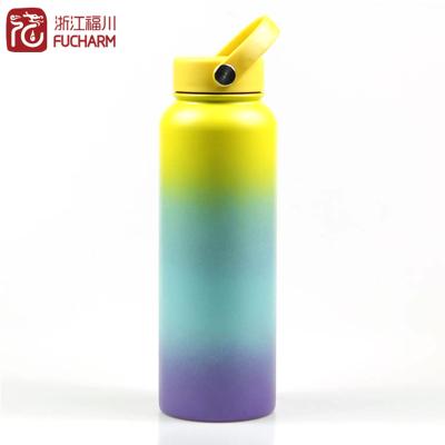 China Shade Sustainable 500ml Portable Custom Double Walled Vacuum Insulated Hot Water Bottle With Leakproof Lid for sale