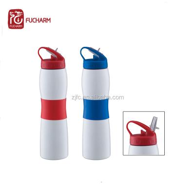 China Sustainable Large Capacity 830ml Stainless Steel Single Wall Water Bottle With Straw Keep Cold For 24 Hours for sale