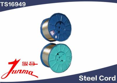 China 3*7*0.20 HE Brass Coated Tyre Steel Cord For Radial Tire Bead Wire , GB Standard for sale