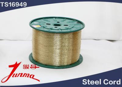 China Copper Coated Radial Tyre Steel Tire Cord Rolls , Steel Spool Wire For Tyres for sale