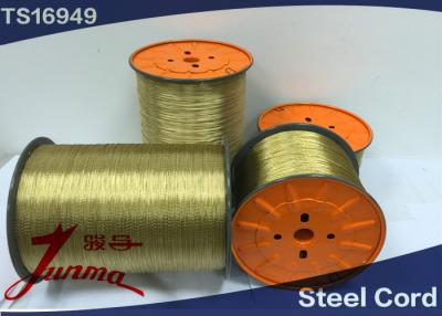 China 3*0.38 High Tensile Steel Tire Cord for Car , High Adhesion Steel Wire for Radial Tires for sale