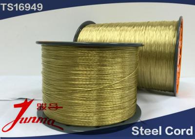 China Radial Tyre Steel Wire Cord 7*7*0.25 HT Copper Coated Steel Cord For Tire Components for sale