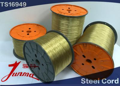 China Brass / Copper Plated Tire Steel Wire 7*7*0.35 HT Radial Tire Steel Cord For OTR tires for sale