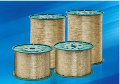 China Brass / Copper Plated Tire Steel Wire Cord 3+8*0.33 ST Golden Tire Bead Wire for sale