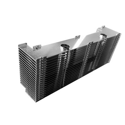 China Custom Radiator OEM Precision Stainless Steel Aluminum Fence Fabrication Services Bending Welding Stamping Sheet Metal Fabrication for sale