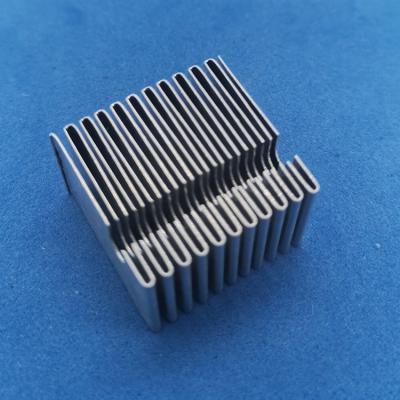 China Aluminum Led Heatsink Heatsink In Fold Fin Heatsink For Electronic Products Profile for sale