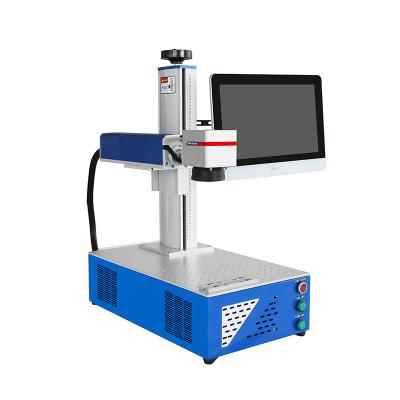 China Wholesale Air Cooled Mini Fiber Laser Engraving Machine High Quality On Table Fiber Laser Marking Machine 20w 30w 50w for sale