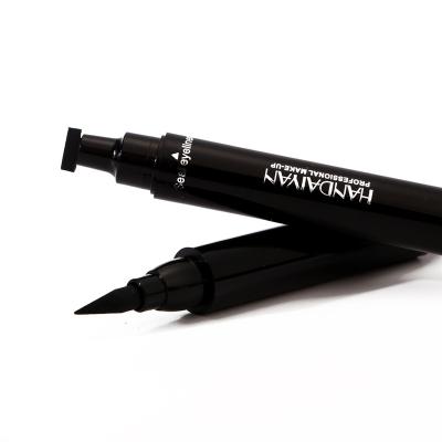 China Amazon HANDAIYAN Hot Selling Mineral Black Eye Waterproof Liner With Stamp Private Label Accepted OEM Sexy Waterproof Ey Liquid Pencil for sale