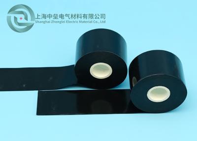 China Cintas de silicona de autofusión negras, aislamiento impermeable, conector eléctrico en venta