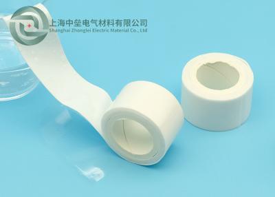 China Banda de reparo de tubos de silicone branco auto-fusão 10 pés de comprimento resistência química à venda