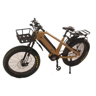 China Aluminum alloy Bafang mid drive motor G510 electric dirt bikes for adults fatbike electric bike for sale